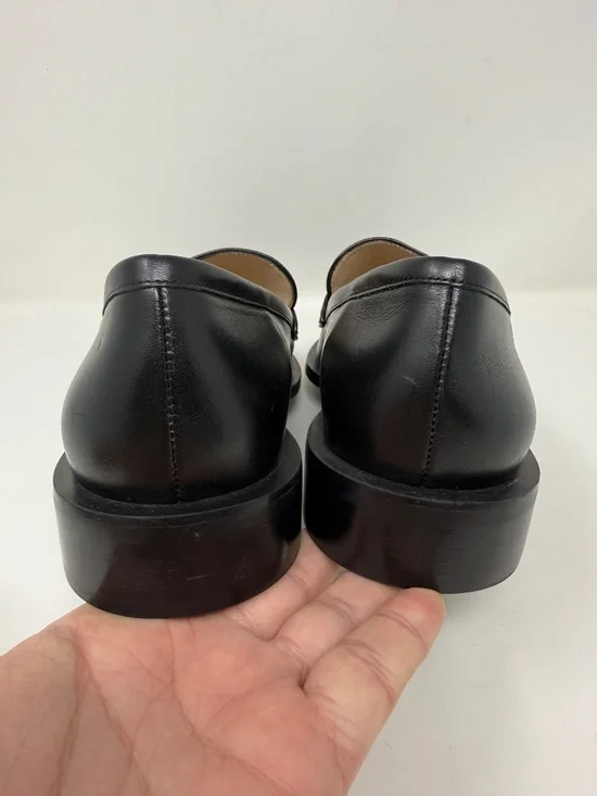 New Stuart Weitzman Emi Penny Loafer Black Leather Sz 8 - Picture 5 of 14